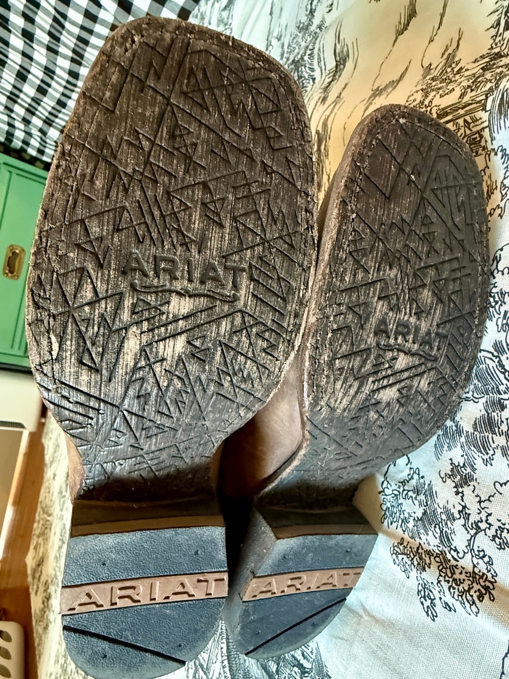 Ariat Circuit Savanna Leather Boots with Leopard-Print Shaft - Picture 3 of 4